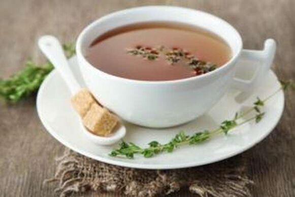 Impotence tea made from thyme